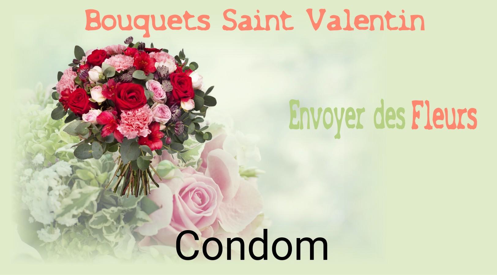Roses de Saint-Valentin livrées à Condom